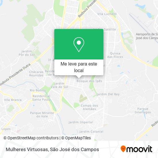 Mulheres Virtuosas mapa