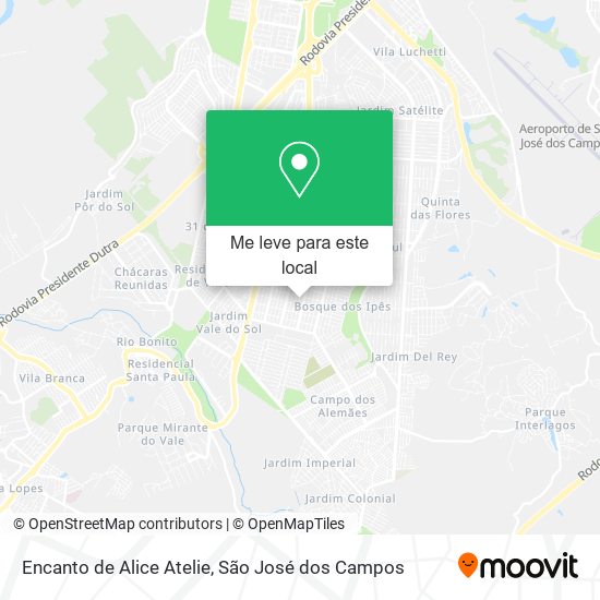 Encanto de Alice Atelie mapa