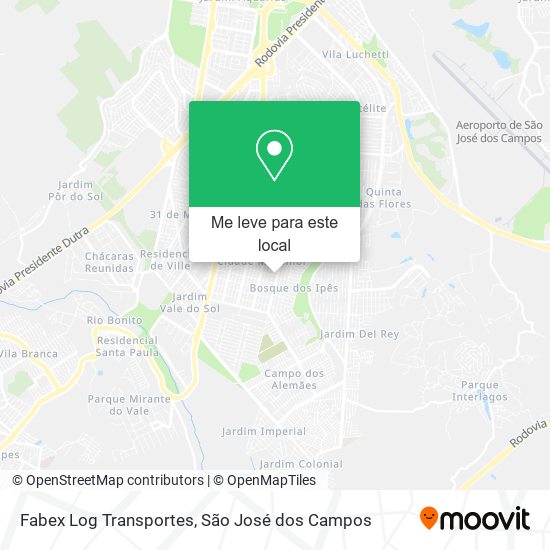 Fabex Log Transportes mapa