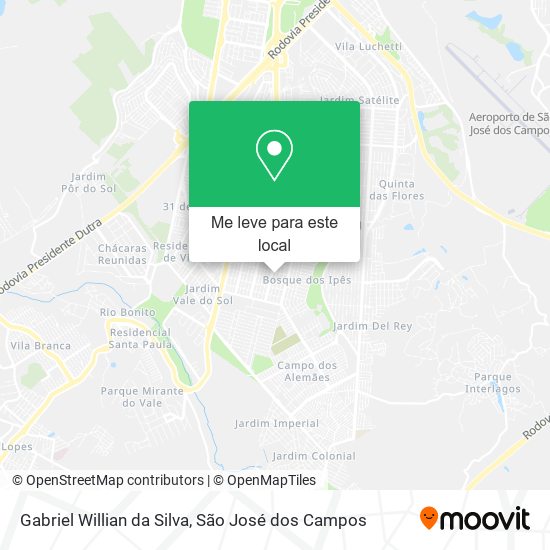 Gabriel Willian da Silva mapa
