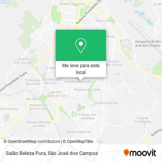 Salão Beleza Pura mapa