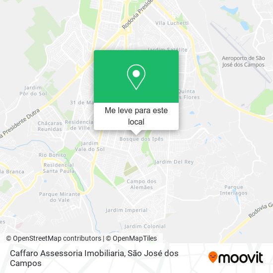 Caffaro Assessoria Imobiliaria mapa