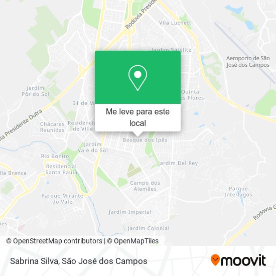 Sabrina Silva mapa