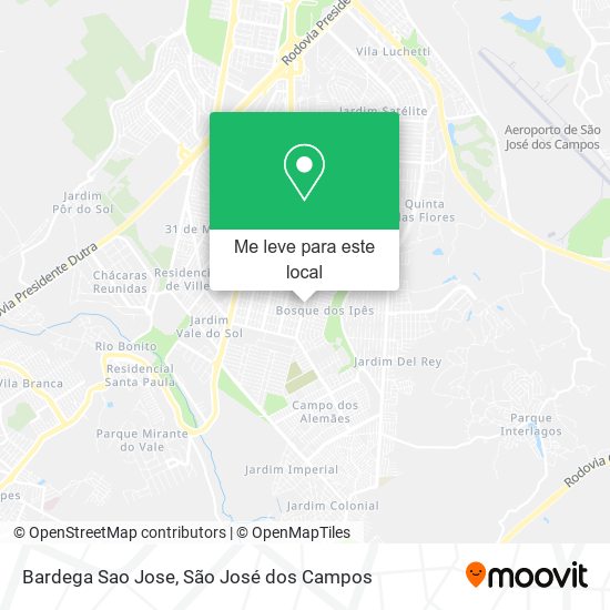 Bardega Sao Jose mapa