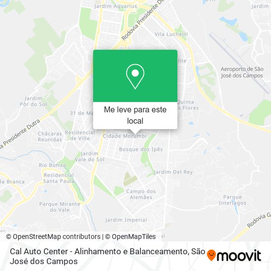 Cal Auto Center - Alinhamento e Balanceamento mapa