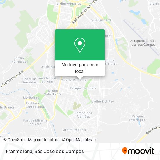 Franmorena mapa