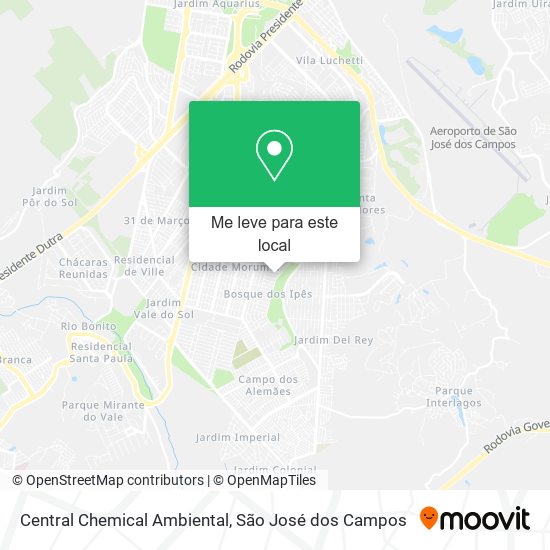 Central Chemical Ambiental mapa
