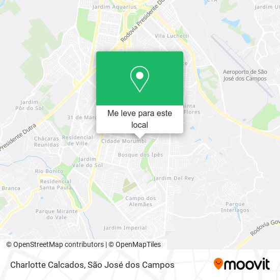 Charlotte Calcados mapa