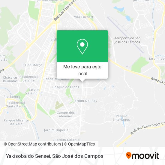 Yakisoba do Sensei mapa