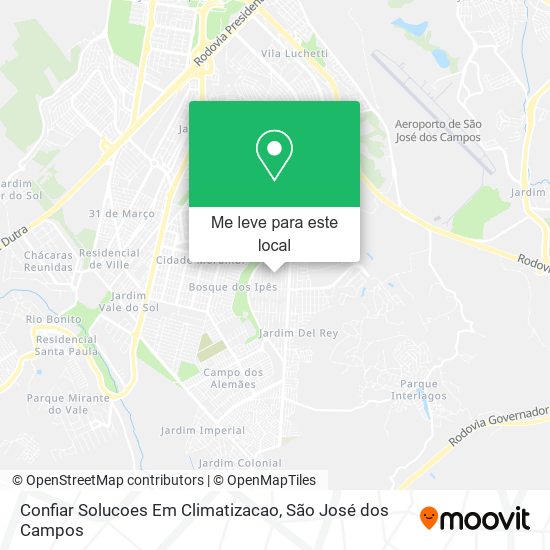Confiar Solucoes Em Climatizacao mapa