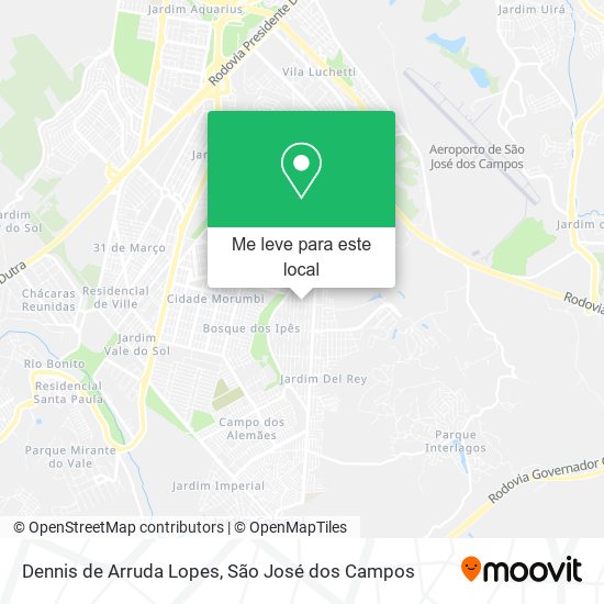 Dennis de Arruda Lopes mapa