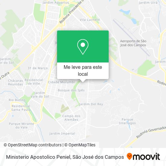 Ministerio Apostolico Peniel mapa