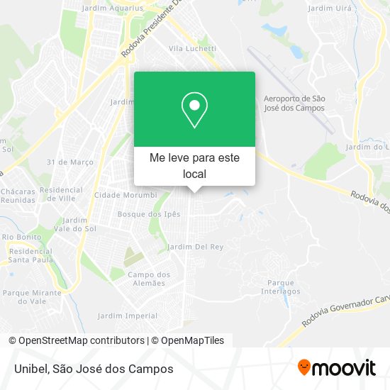 Unibel mapa