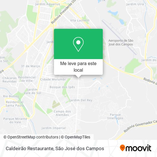 Caldeirão Restaurante mapa