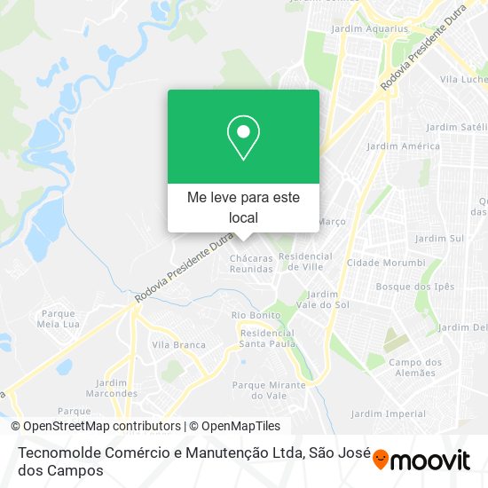 Tecnomolde Comércio e Manutenção Ltda mapa