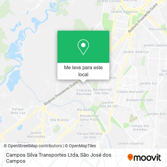 Campos Silva Transportes Ltda mapa