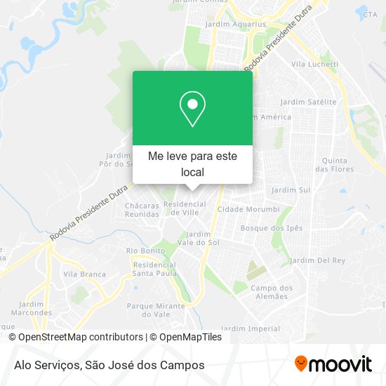 Alo Serviços mapa