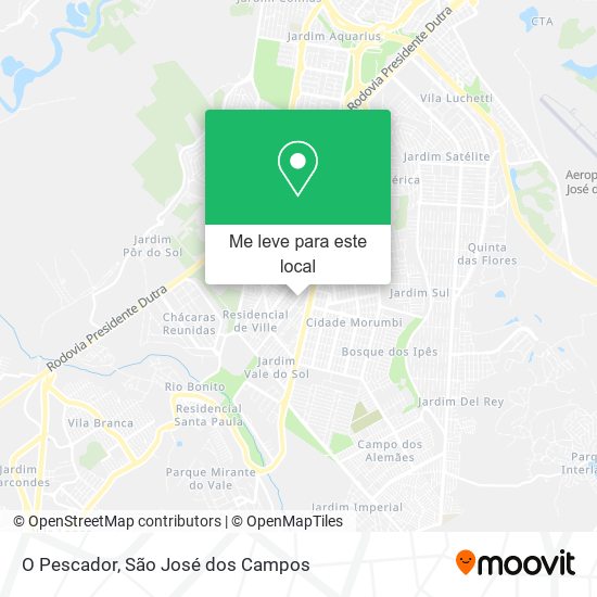O Pescador mapa