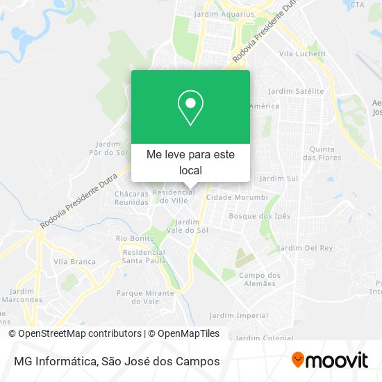 MG Informática mapa