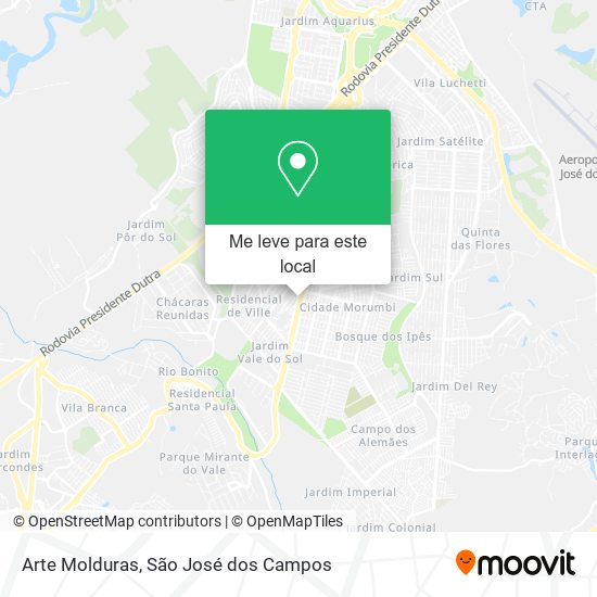 Arte Molduras mapa
