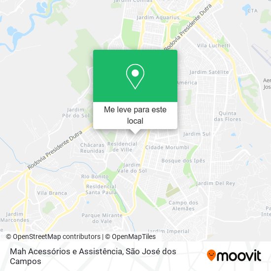 Mah Acessórios e Assistência mapa