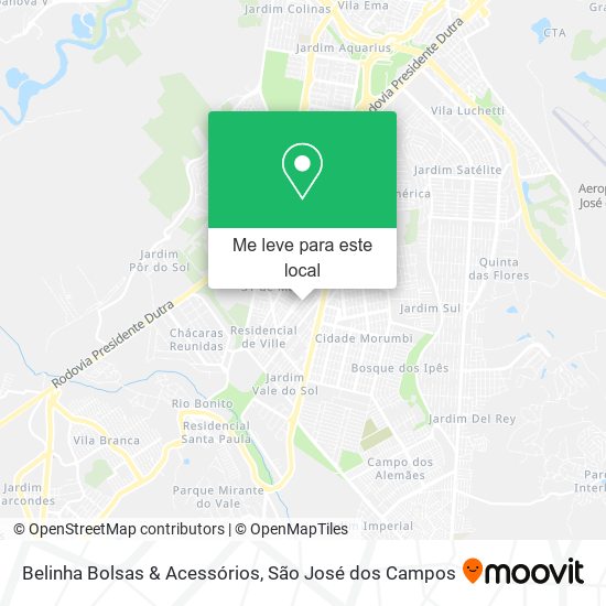 Belinha Bolsas & Acessórios mapa
