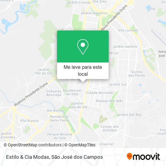 Estilo & Cia Modas mapa