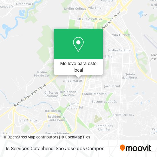 Is Serviços Catanhend mapa