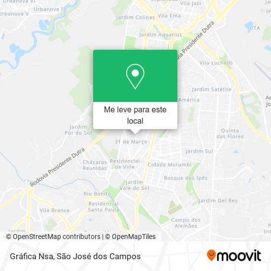 Gráfica Nsa mapa