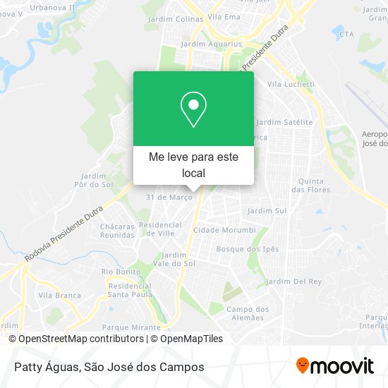 Patty Águas mapa