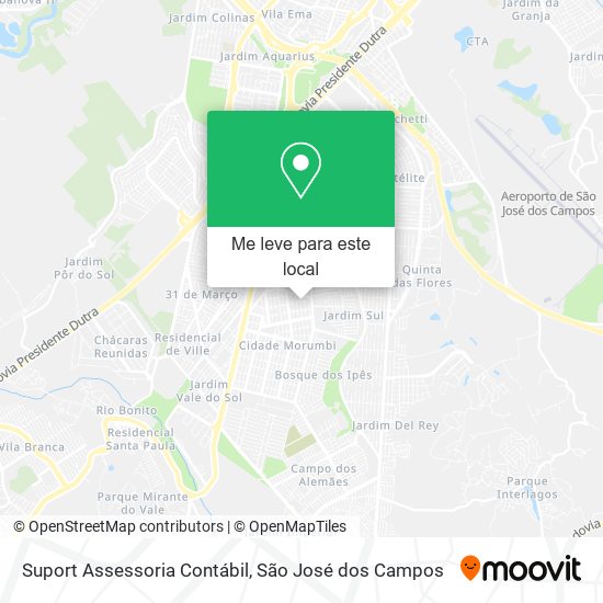 Suport Assessoria Contábil mapa