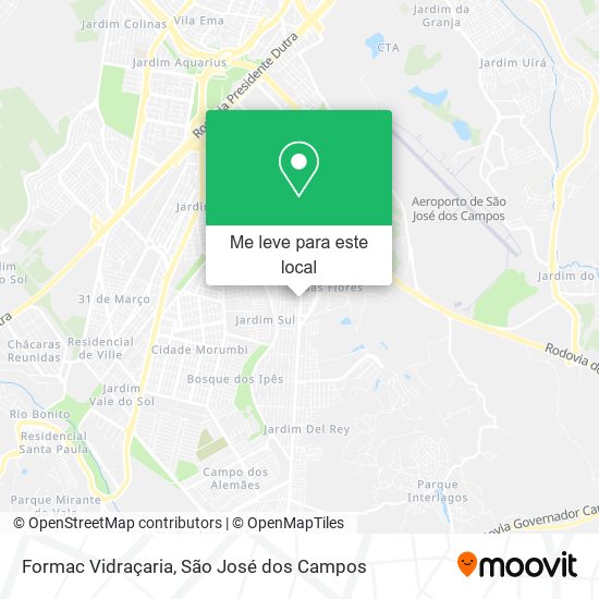 Formac Vidraçaria mapa