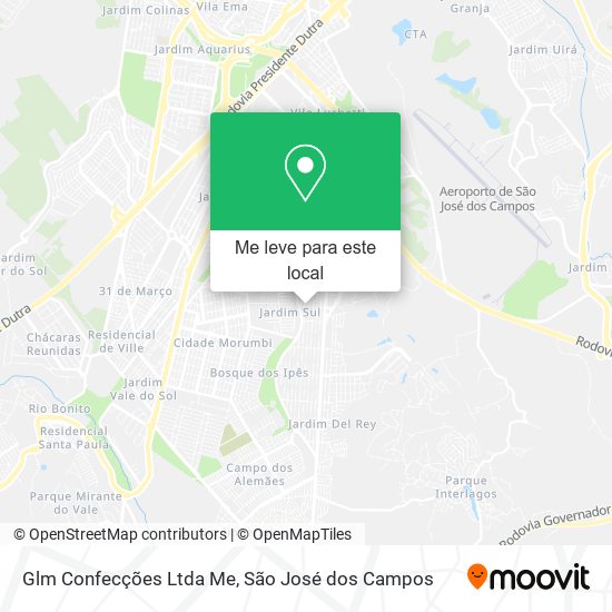 Glm Confecções Ltda Me mapa