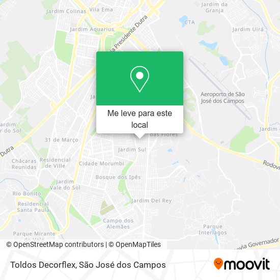 Toldos Decorflex mapa