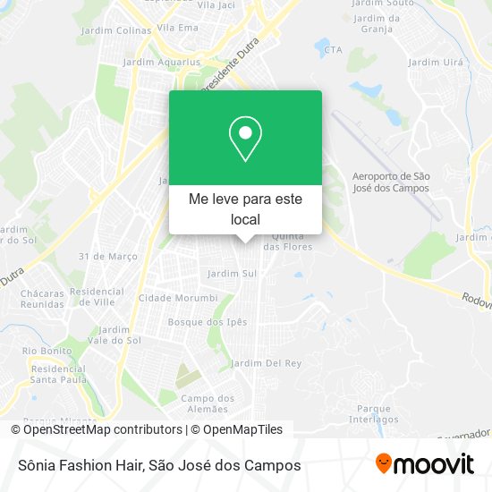 Sônia Fashion Hair mapa