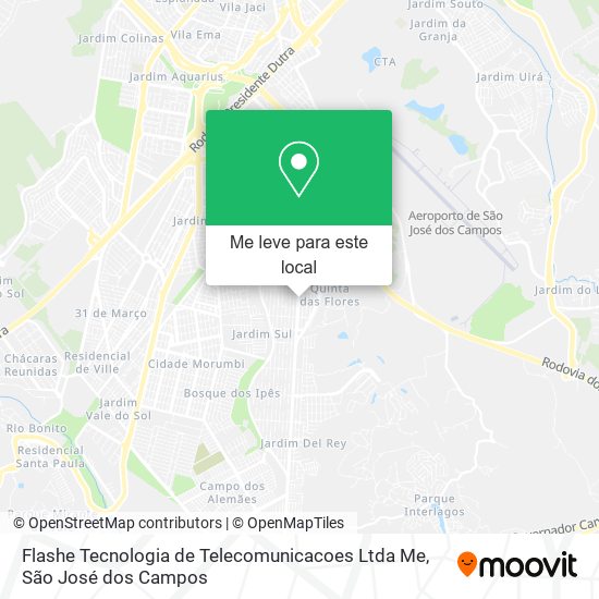 Flashe Tecnologia de Telecomunicacoes Ltda Me mapa