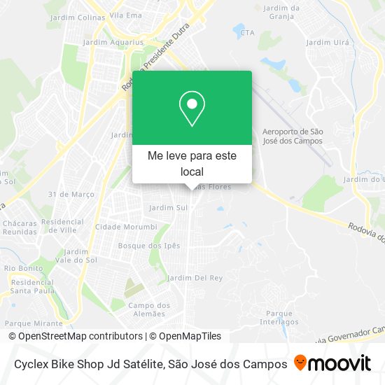 Cyclex Bike Shop Jd Satélite mapa