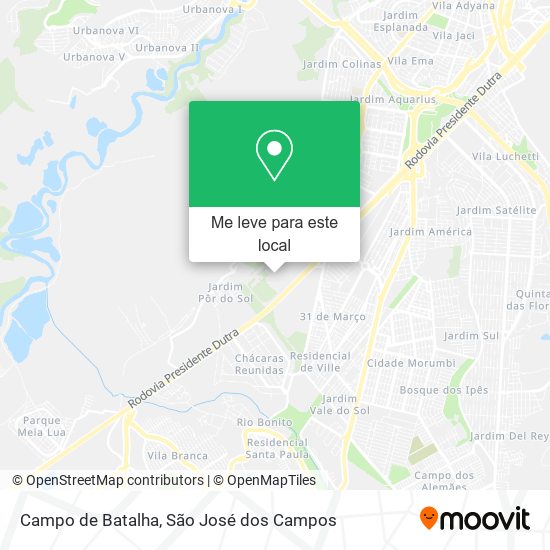 Campo de Batalha mapa