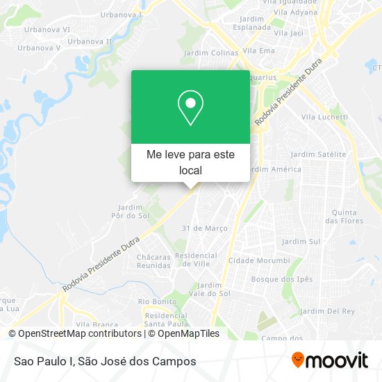 Sao Paulo I mapa