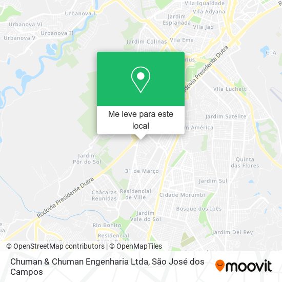 Chuman & Chuman Engenharia Ltda mapa