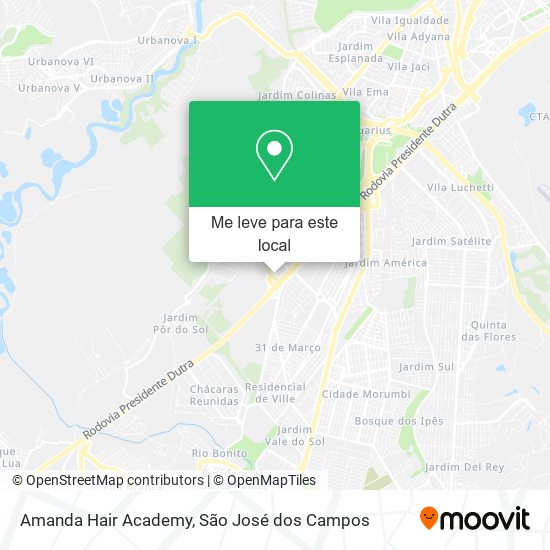 Amanda Hair Academy mapa