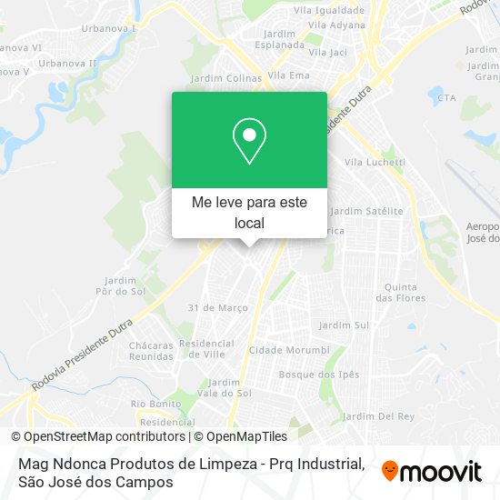 Mag Ndonca Produtos de Limpeza - Prq Industrial mapa