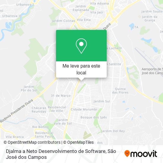 Djalma a Neto Desenvolvimento de Software mapa