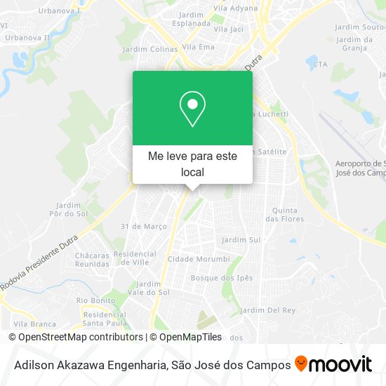 Adilson Akazawa Engenharia mapa