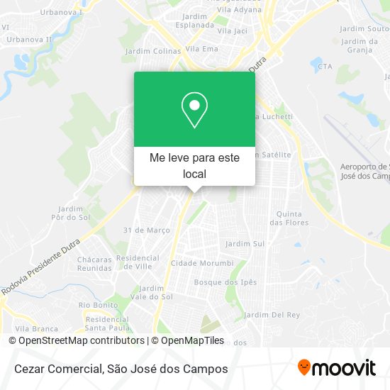 Cezar Comercial mapa