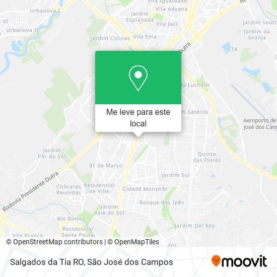Salgados da Tia RO mapa