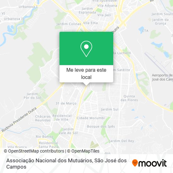 Associação Nacional dos Mutuários mapa