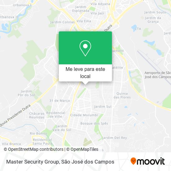 Master Security Group mapa
