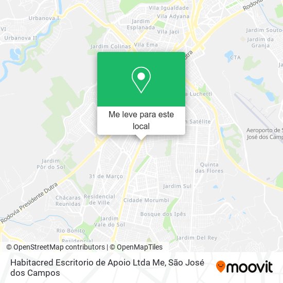 Habitacred Escritorio de Apoio Ltda Me mapa