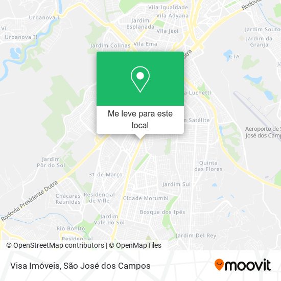 Visa Imóveis mapa